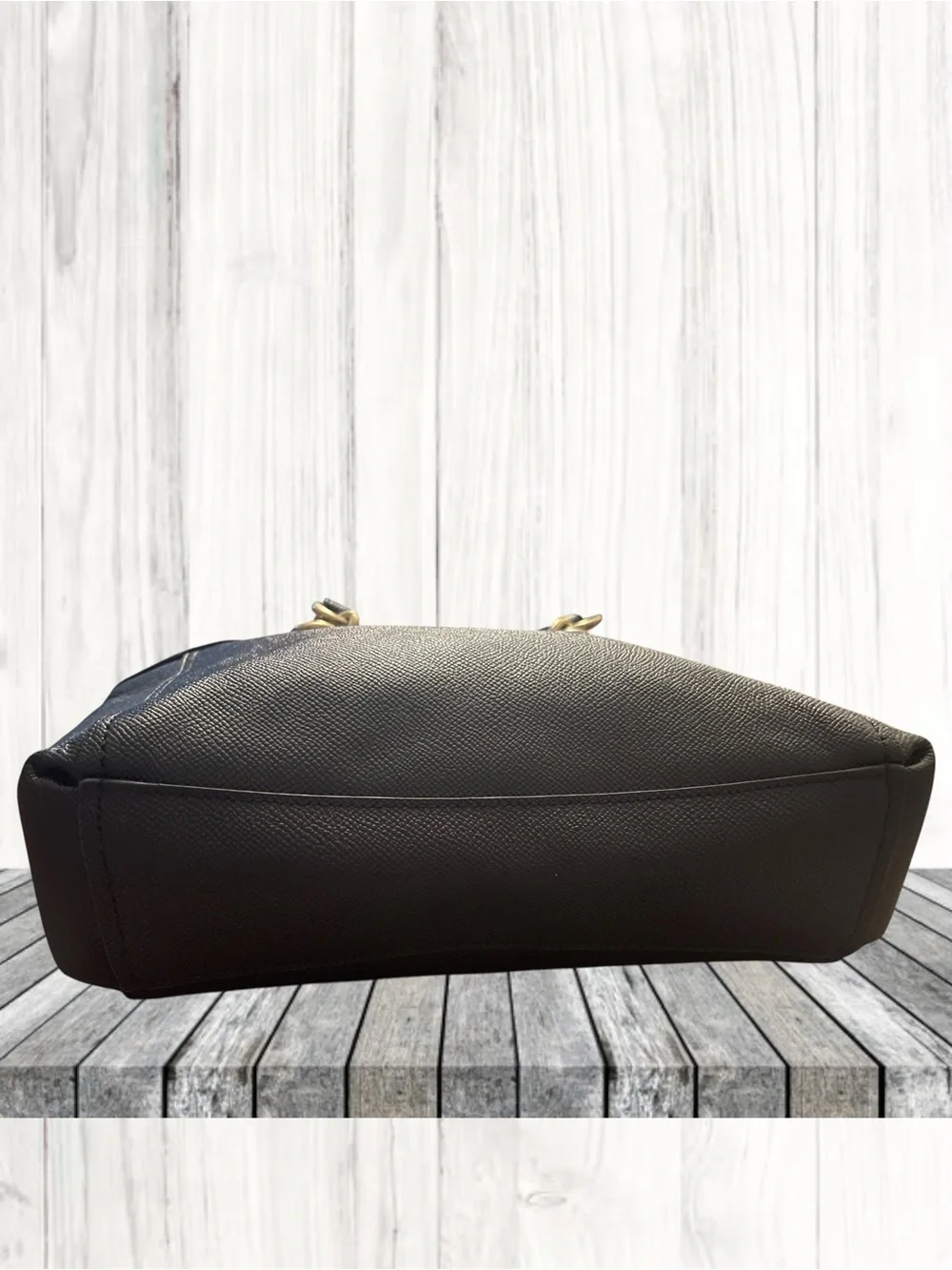 Coach Mini Brooke Carryall Black Crossgrain Leather Gold Hardware